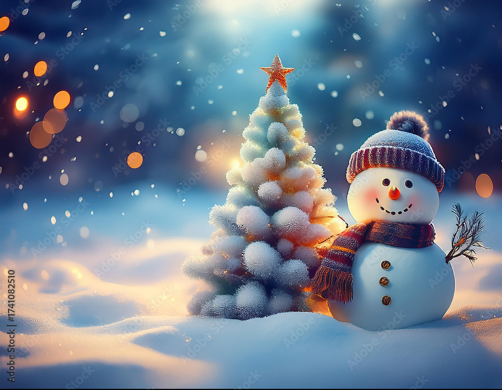 Obraz premium snowman