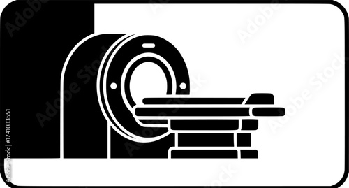 MRI icon. radiological investigations.