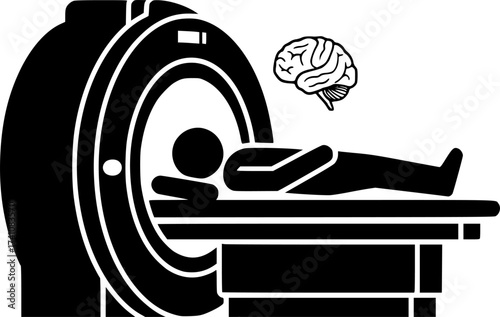 MRI icon. radiological investigations.