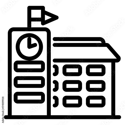 school outline icon