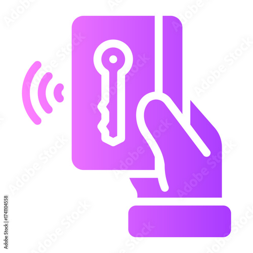 card key gradient icon