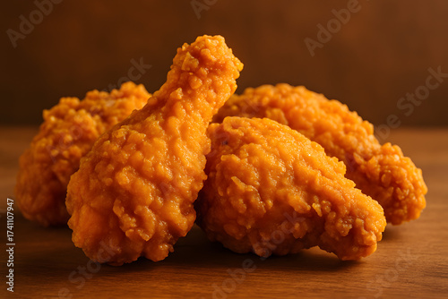 フライドチキンの黄金色｜Golden Fried Chicken
