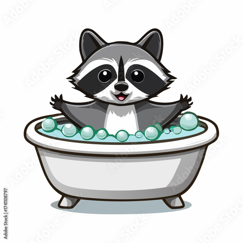 Niedlicher Waschbär
