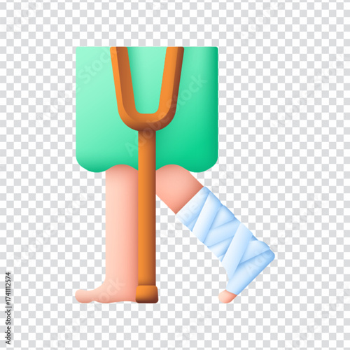 Broken Heart Icon Design