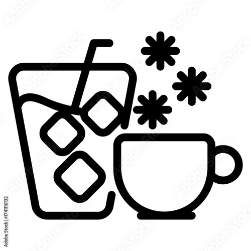 Cold Drink outline icon