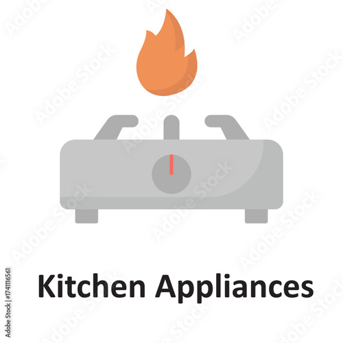 Household Appliances Vector icon which can easily modify or edit