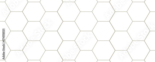 Abstract cube hexagon shape background. Vector banner design. Hexagons pattern. Geometric abstract background with simple hexagonal elements.