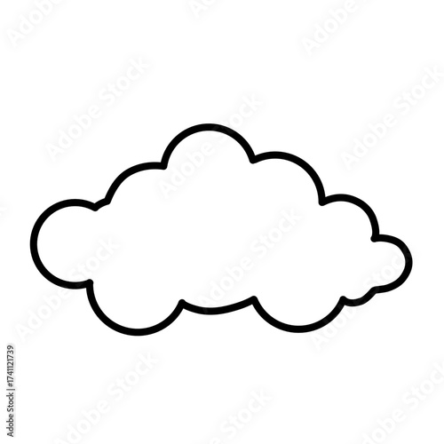 Cloud vector icon