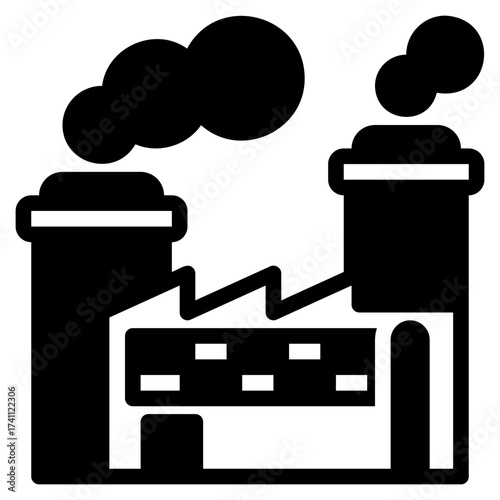 factory black icon