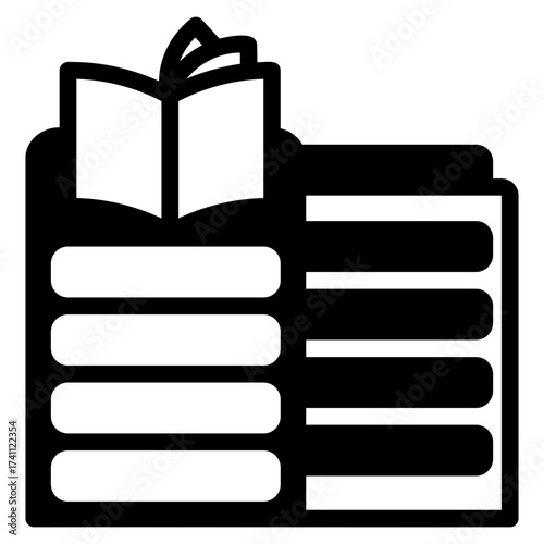 library black icon