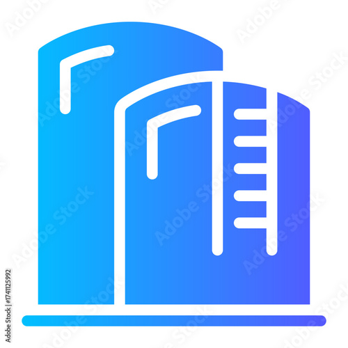 water tank gradient icon