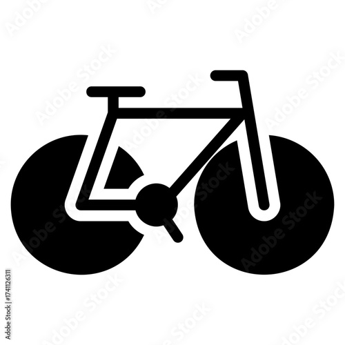 Bike black icon