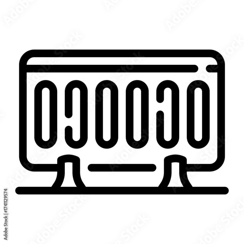 barrier line icon
