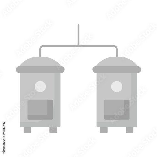 Building heater Vector icon which can easily modify or edit