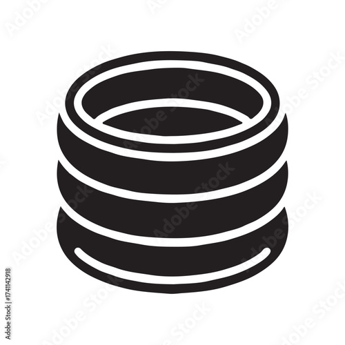 Stackable Rings Solid Accessory Icon