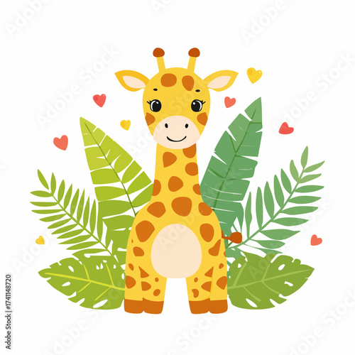 Niedliche Giraffe