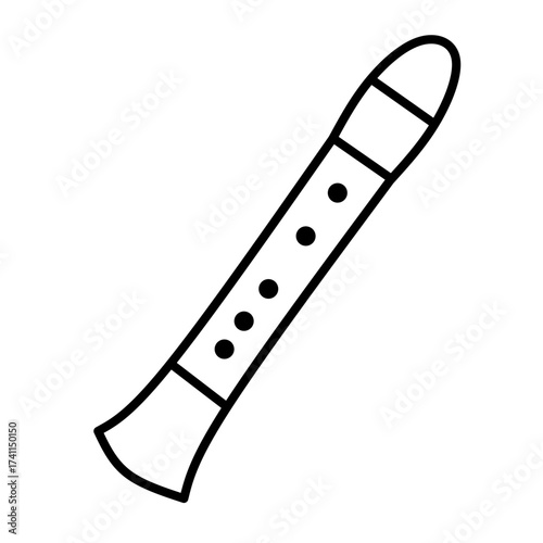 musical instrument vector icon