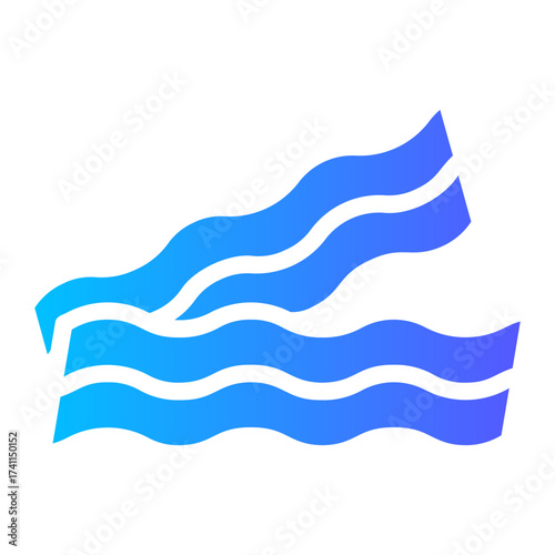 bacon gradient icon