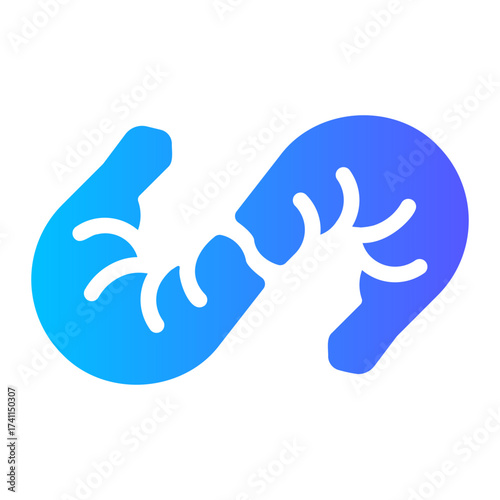 shrimps gradient icon