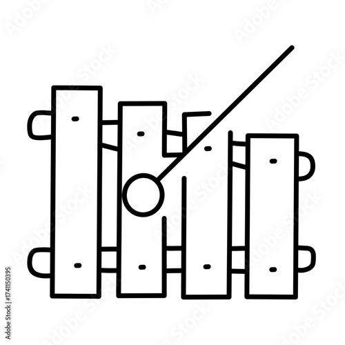 musical instrument vector icon