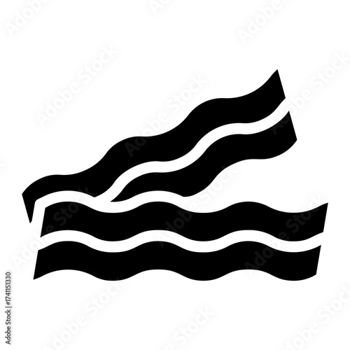 bacon glyph icon