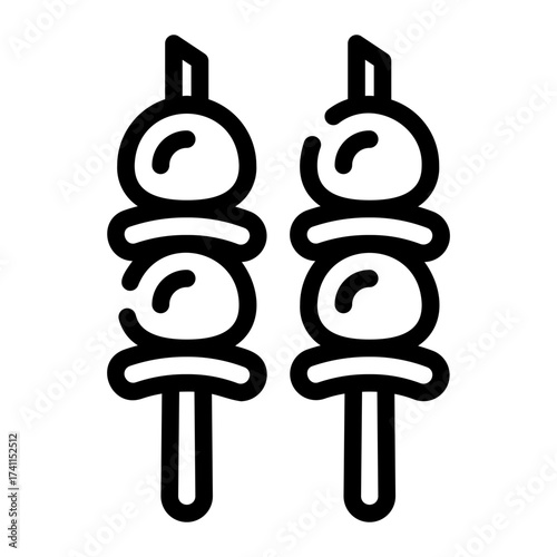skewer line icon
