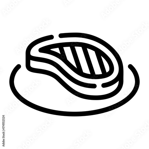 steak line icon