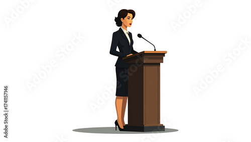 A black silhouette of a professional businessman in a suit with a briefcase standing, a symbol of success and corporate work