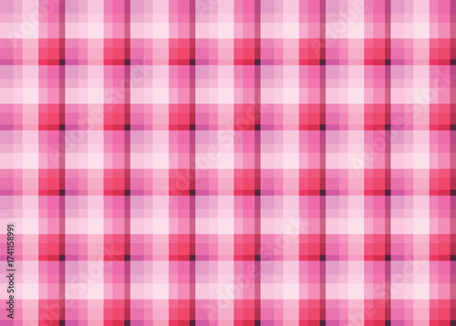 Pink and red seamless tartan plaid fabric background