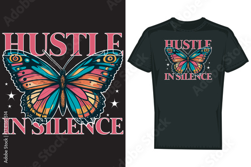 Butterfly Vector T shirt Design