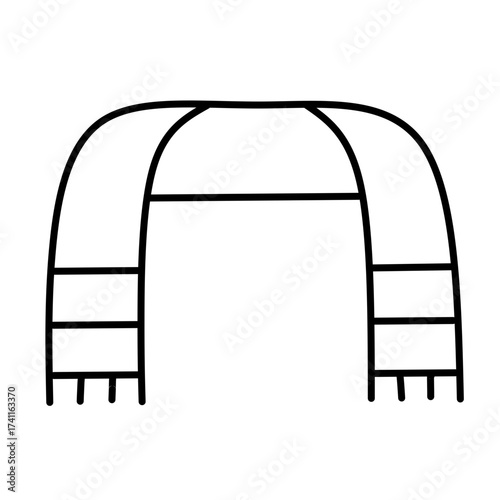 scarf vector icon