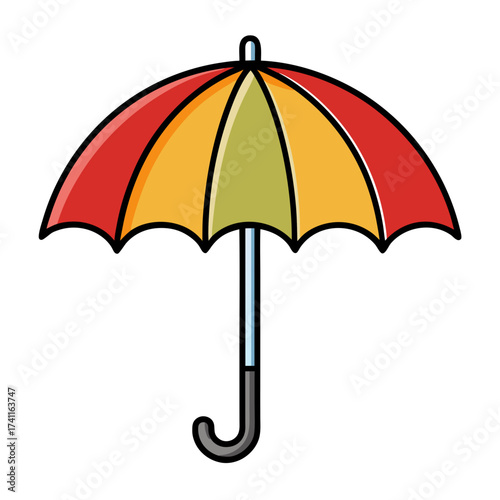 umbrela vector icon with white background