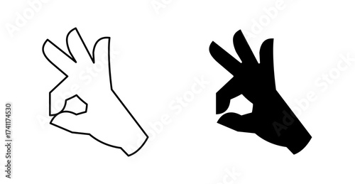 good symbol of hand icon