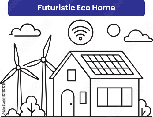 futuristic eco home