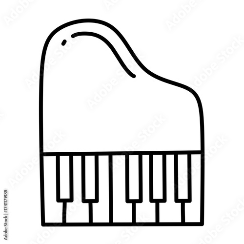musical instrument vector icon