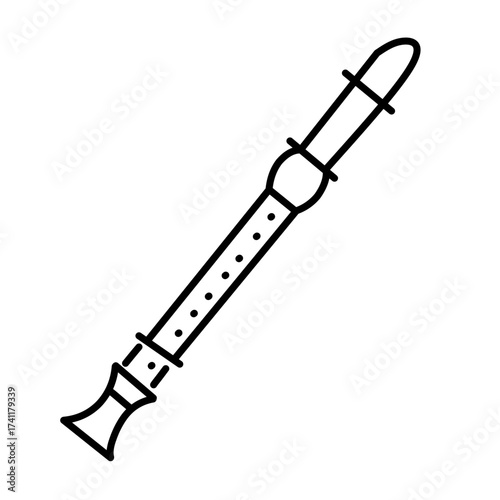 musical instrument vector icon