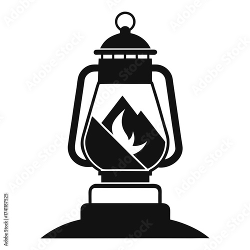 old oil lamp