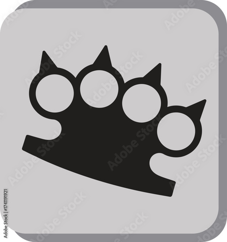 Brass knuckles icon