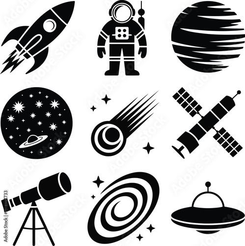 all bundle Black Vector Silhouette design