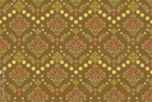 seamless damask pattern