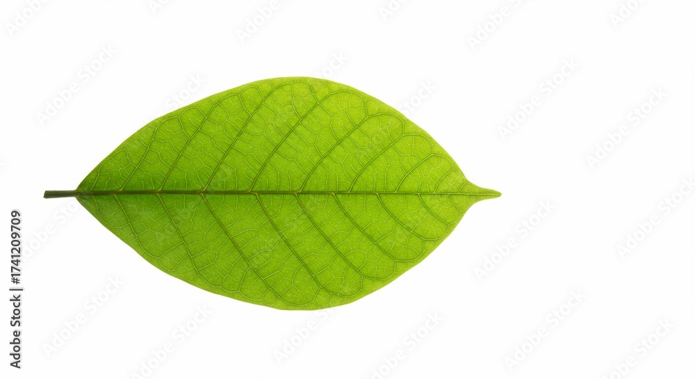 Fototapeta premium Green Leaf Close Up