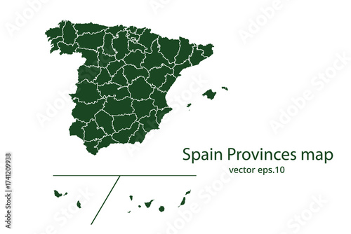 Spain Provinces map