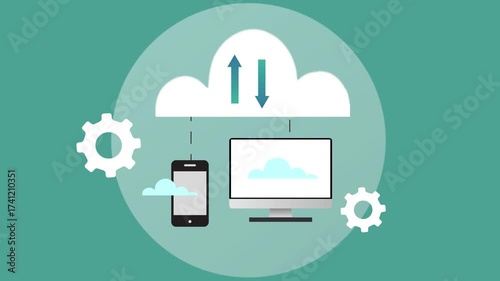 4K Motion Graphics, Web Hosting Platform and Cloud Service Network