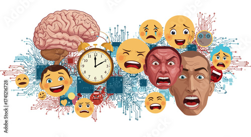 Emotions and technology: exploring human expressions through digital circuitry