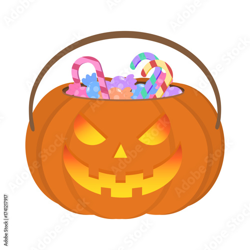 Halloween Pumpkin Candy Lantern