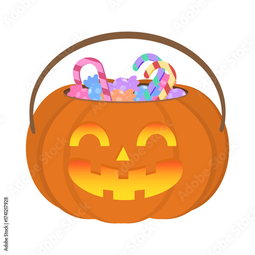 Halloween Pumpkin Candy Lantern