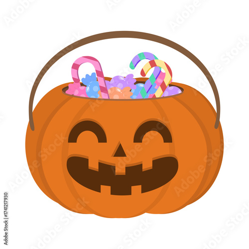 Halloween Pumpkin Candy Lantern
