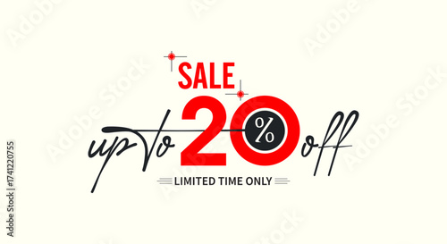 sale up to 20% off