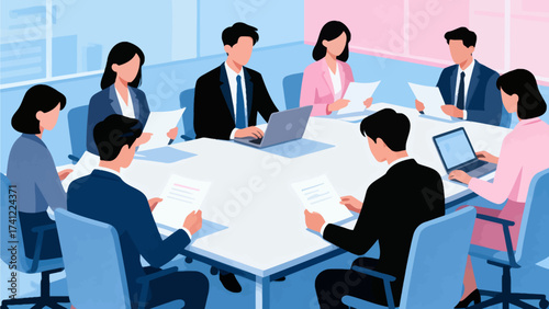 Business team in meeting