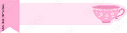 Cute Banner Header with Mug